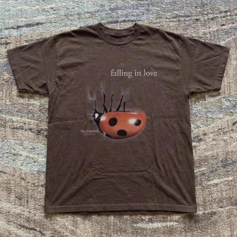 The Sundays Falling In Love Brown T-Shirt